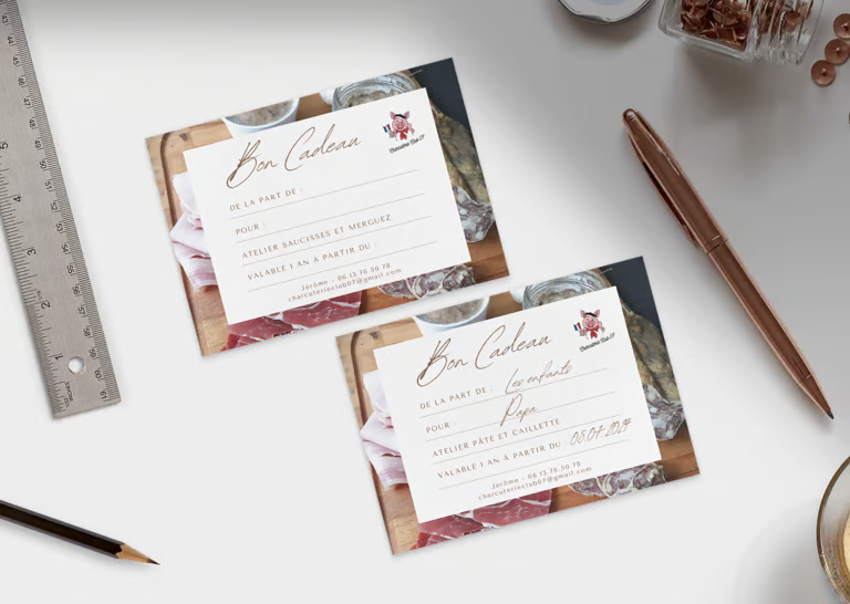 Carte cadeau cours de charcuterie
