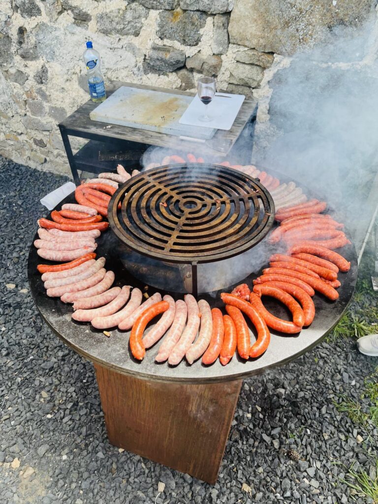 Barbecue saucisse merguez