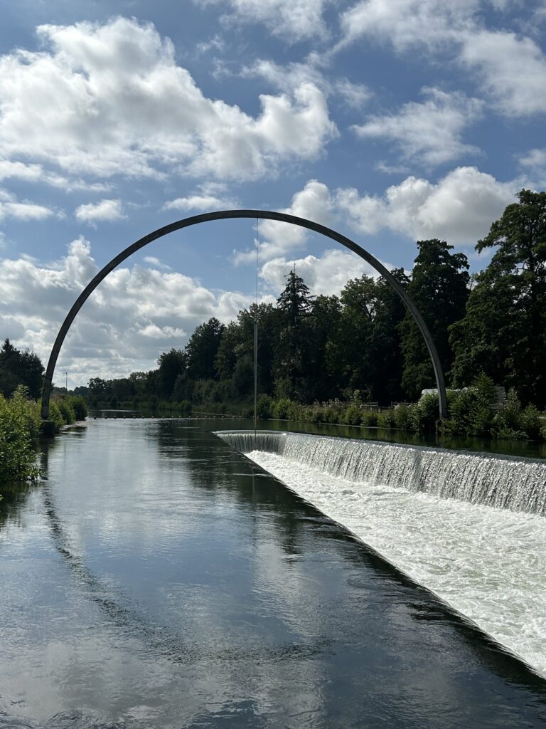 Le cours d'eau à Lusigny