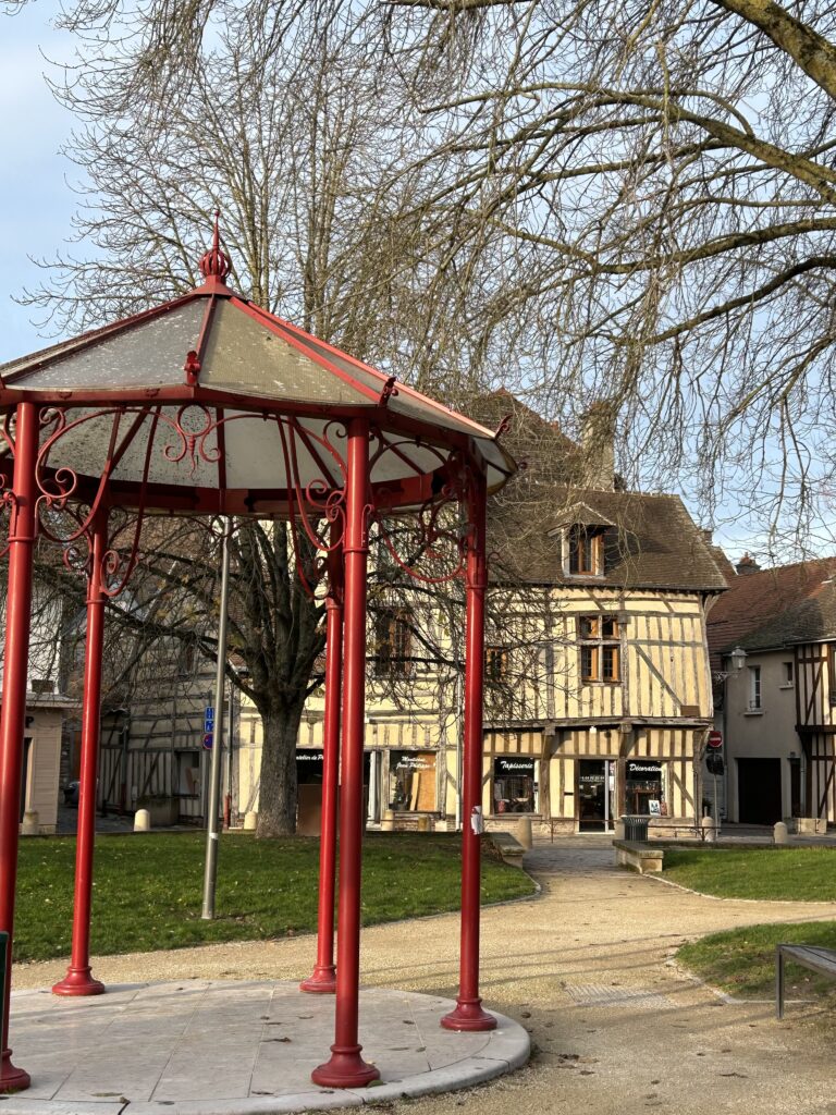 Un square à Troyes